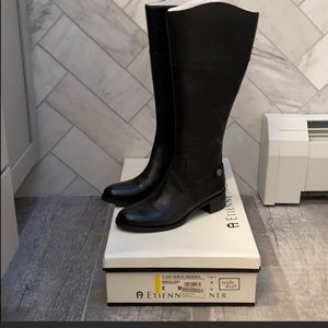 NWT Etienne Aigner Wide Calf Knee Boots